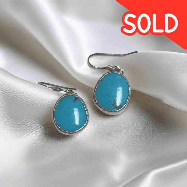 Sterling Silver and Turquoise Earrings SOLD