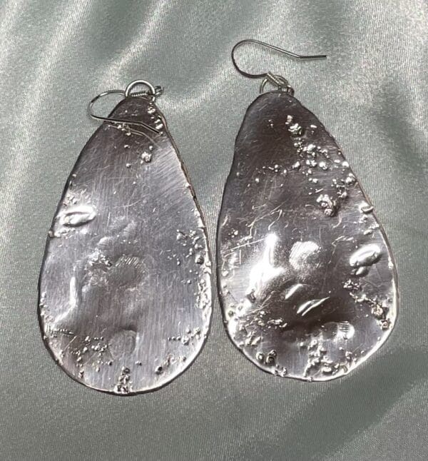 Sterling Silver Earrings .925 measuring about 2.5" x 1.5" Price: 75.